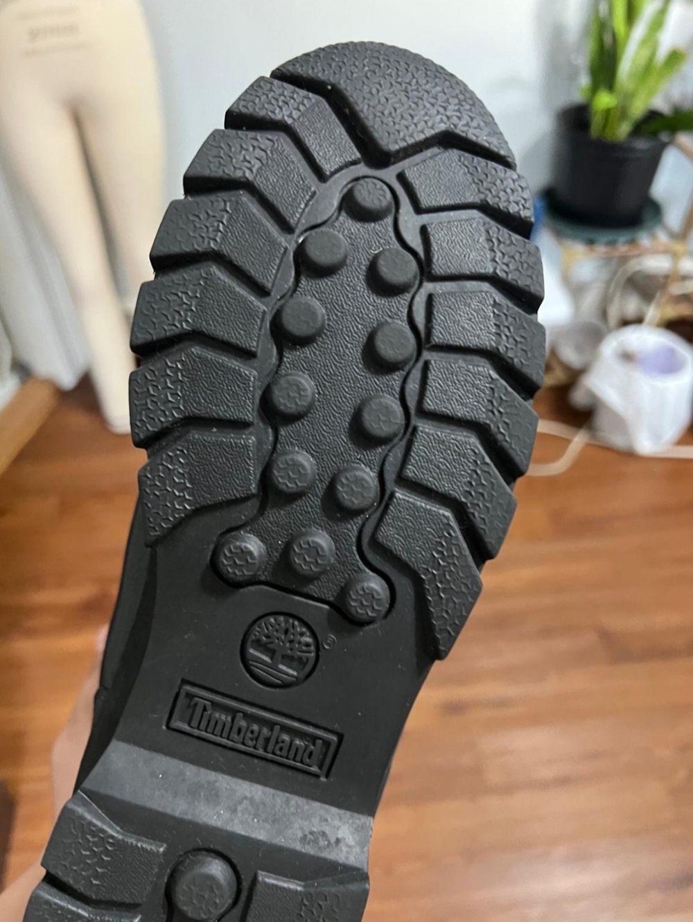 Timberland Euro Hiker Shell Toe Boots for Men – Black/Gold – Size 8.5 US. - Picture 10 of 12